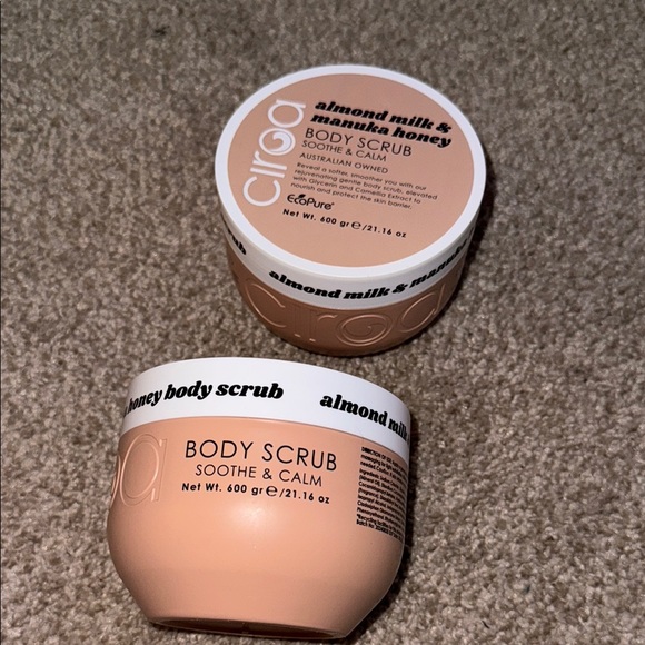 Ciroa Almond Milk & Manuka Honey Body Scrub/ Bundle of 2